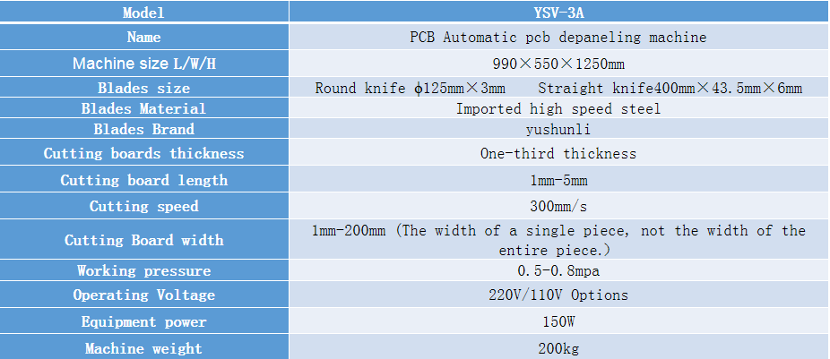 Microcomputer-Controlled Automatic PCB Separator YSV-3A