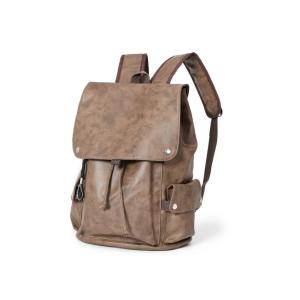 Quality Leather Business Laptop Backpack , Daily Casual Laptop Backpack wholesale