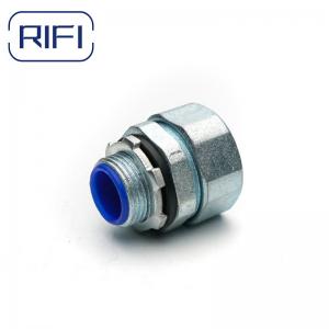 China 20mm 25mm connector Metalico Recto Flexible Conduit Connector on sale