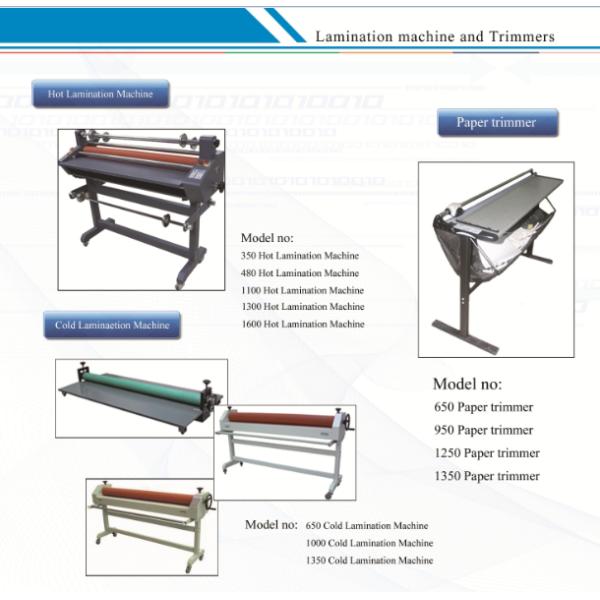 Hot Roll Lamination Machine / Hot Roller Laminator for Cold Hot Laminating Film