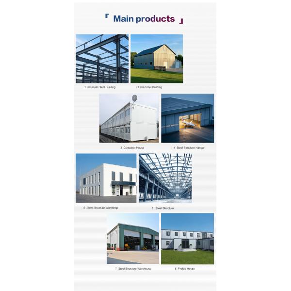 Modern Lightweight Metal Frame Building Poultry Farm Structure