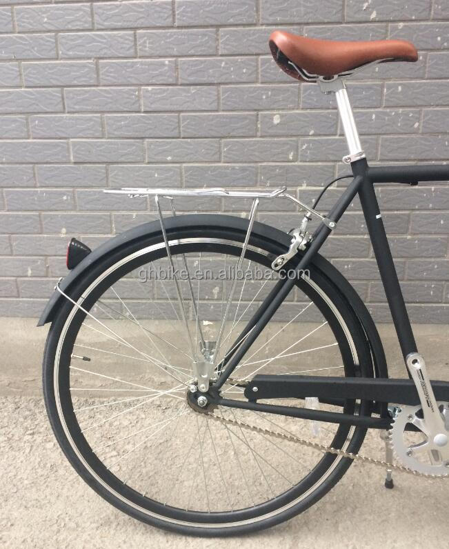 CE Hi-Ten Steel Frame Single Speed Street Holland Traditional Adult Men City Bicycle