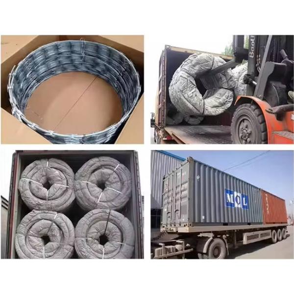 Flat Razor Wire Welded / Flatted Concertina Coil Manufacturers