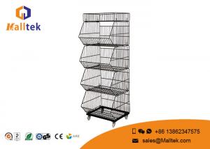 Quality Multilayer Stackable Wire Baskets Unique Stackable Wire Storage Bins wholesale