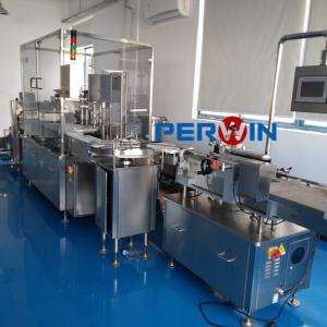 China PET Plastic Bottles 100ml Liquid Filling Machine For Pharmaceutical Industry on sale