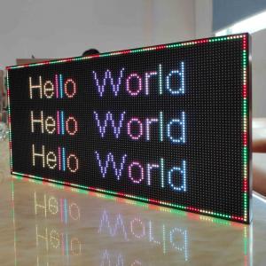 China P3RGB Programmable LED Scrolling Sign For Shop Advertising OPEN on sale