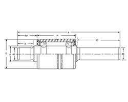 double-row ball water pump bearings WIB2036135