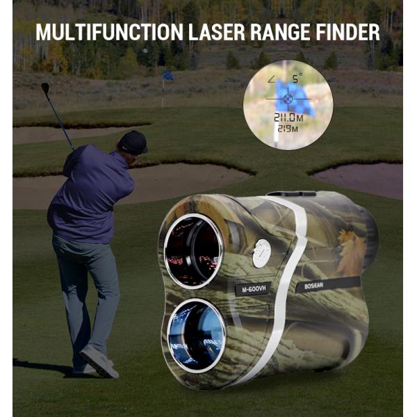High Durability Long Range Laser Rangefinder , Solid Material Golf Distance Finder