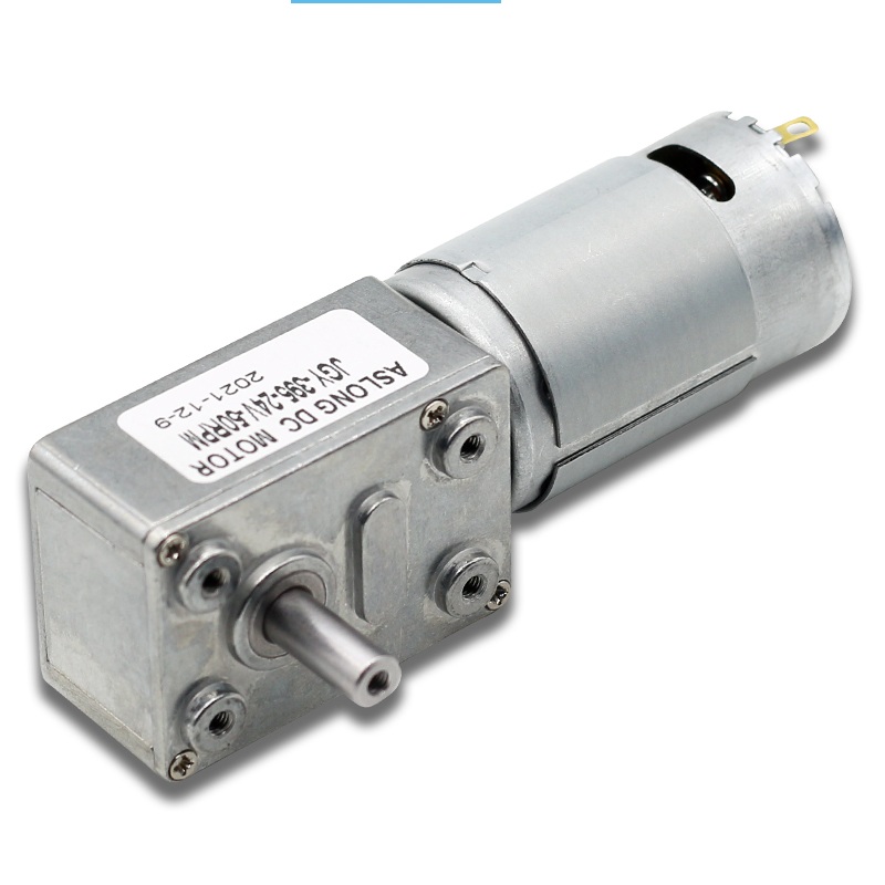 Metal High Torque DC Worm Gear Motors 12 Volt 150 RPM ROSH Approved