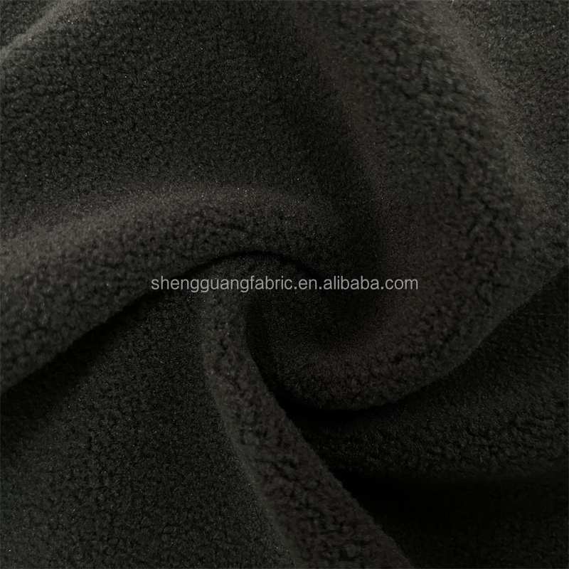 Soft Comfortable Hand Feeling 100% Polyester Micro Polar Fleece Fabric for Garment
