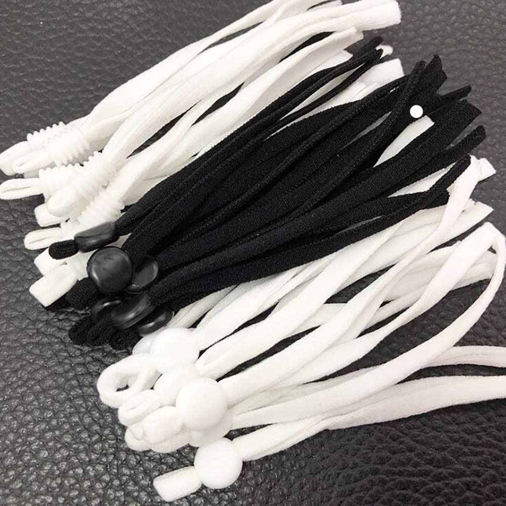 Adjustable High Quality Polyester Spandex Flat 0.5*10CM Elastic Bands For Facemask Rope