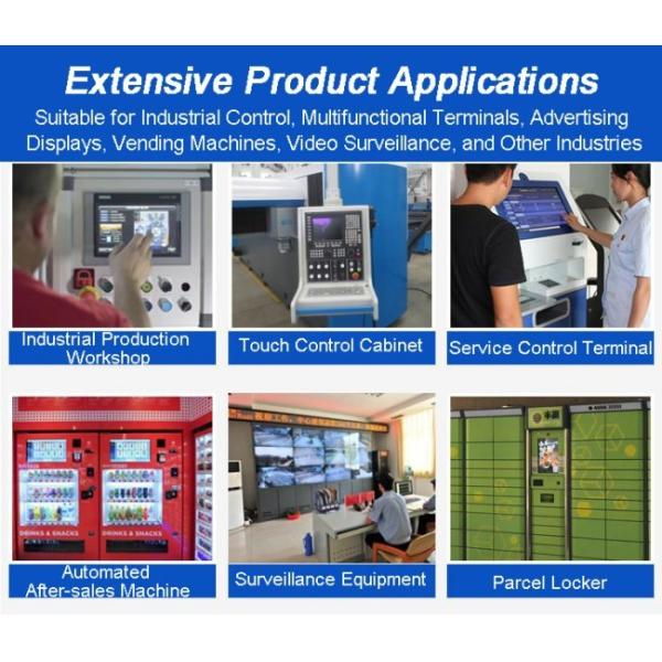 Hospital 24 Inch Embedded Android Industrial Tablet Aio Pc Fanless Lcd Touch Monitor Screen Pc Fanless Monitor for Trash Trolleys