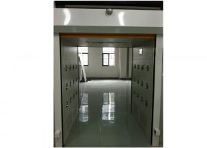 Quality U Type Air Shower Tunnel Two Row Persons 3 Sides Blowing For Decontamination Project wholesale