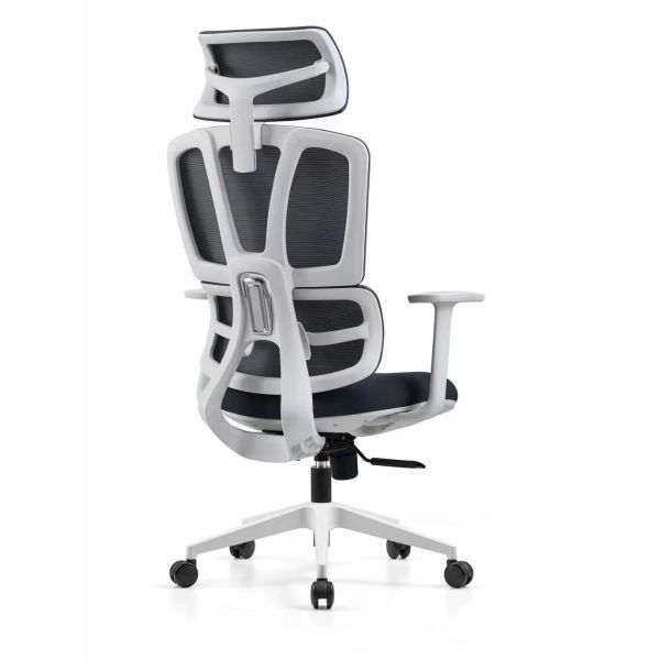 Executive High Back Ergonomic Mesh Office Chair Revolving With Chrome Leg