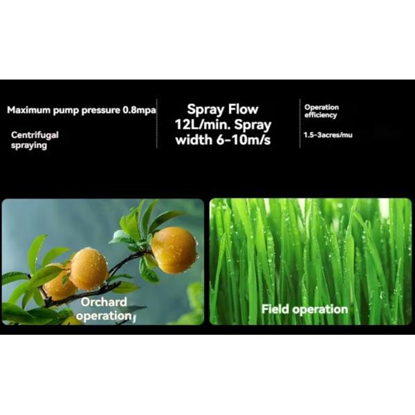 Revolutionary JIS HV50 Disinfection Drone 2300mm Wheelbase 5-10m/s Flight Speed Powerful Motor for Plant Protection