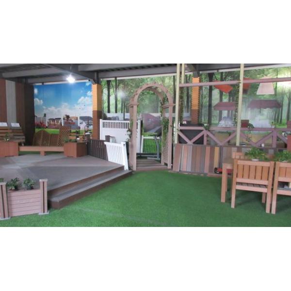 140mm*25mm Luxury Strengthen Outdoor Terrace Deck Garden Flooring with Aluminum Profiles