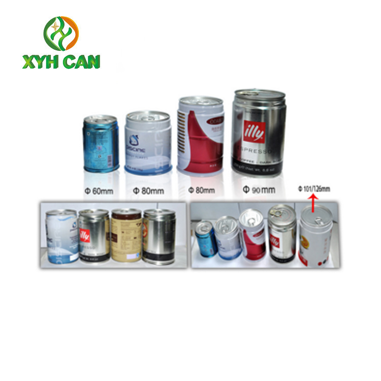 Coffee Tin Can Semi Automatic Produce Tin Can for Instant Coffee Powder Coffee Bean Packaging