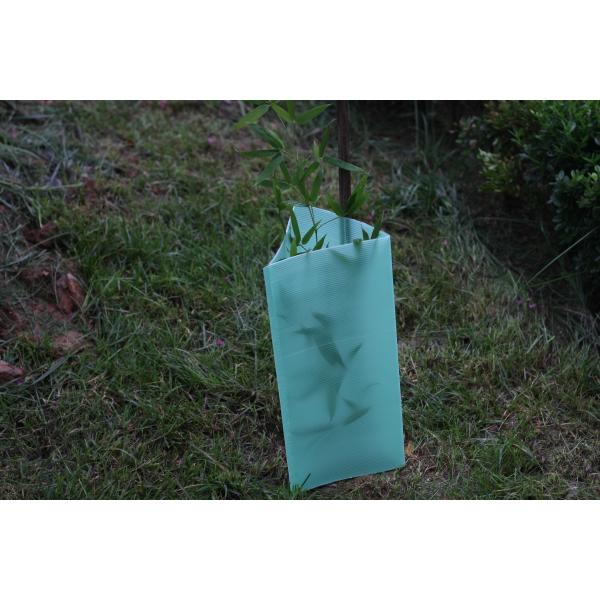 2mm - 4mm Corrugated PP Plastic Tree Guards Impact Resistance
