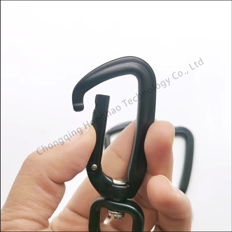 Lightweight Aluminium Rotating Mountaineering Buckle for Versatile Outdoor Adventures