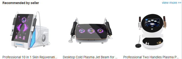 Non Invasive 2 Handles Anti Aging Ance Removal Ultrasonic Ceramic Space Plasma Machine