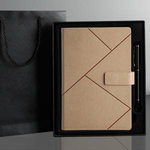 Business A5 Pu Leather Notebook With Woodfree Paper 150mm Width