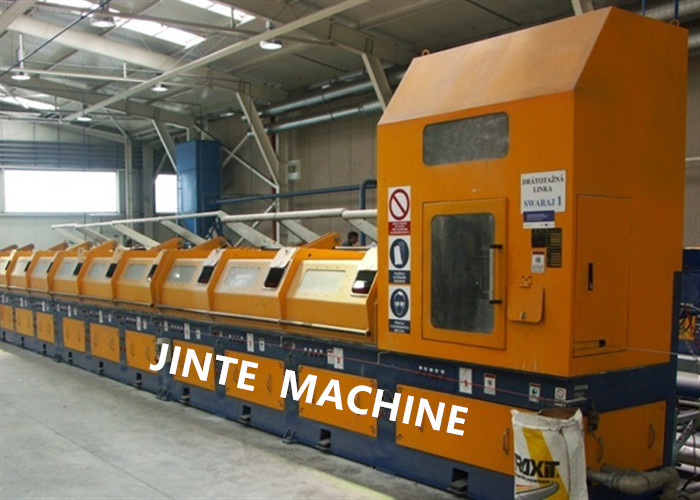 Water Cooling 14m/S Pulley Wire Drawing Machine