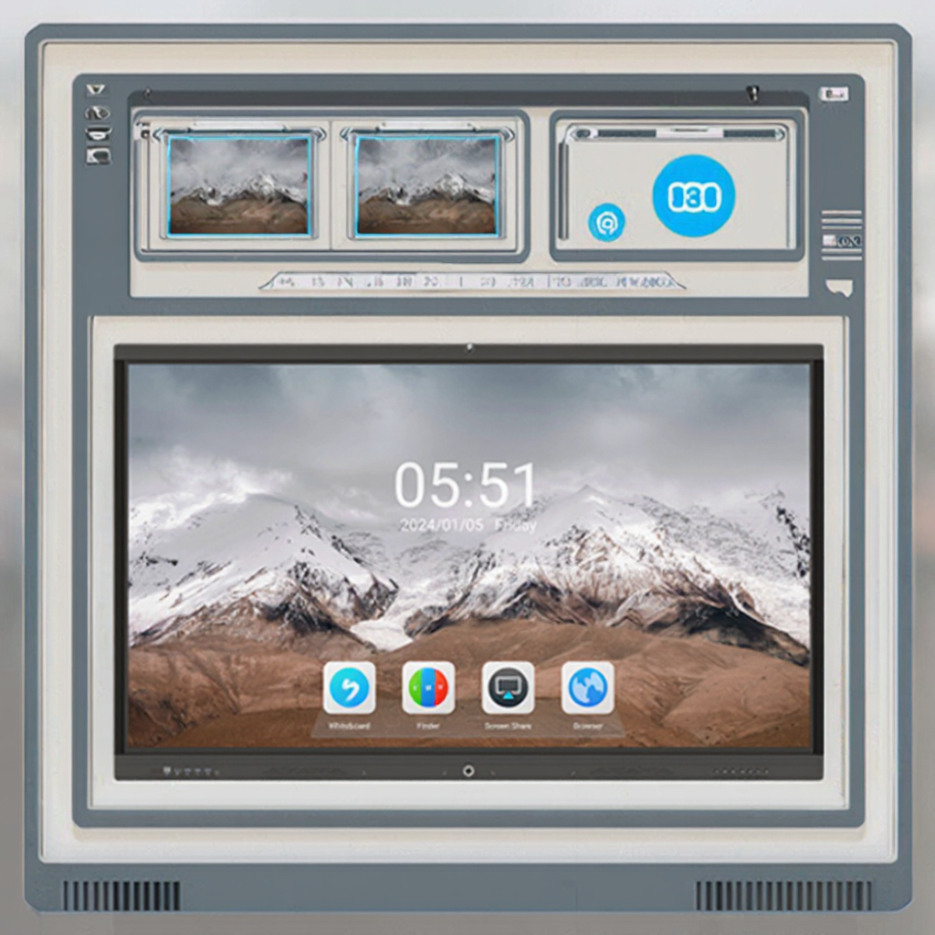 85 Inch 4K Interactive Electronic Whiteboard LCD Display Digital Smart Board Flat Panel