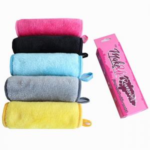 China Reusable Polyester Makeup Eraser Towel Remover Washcloths on sale