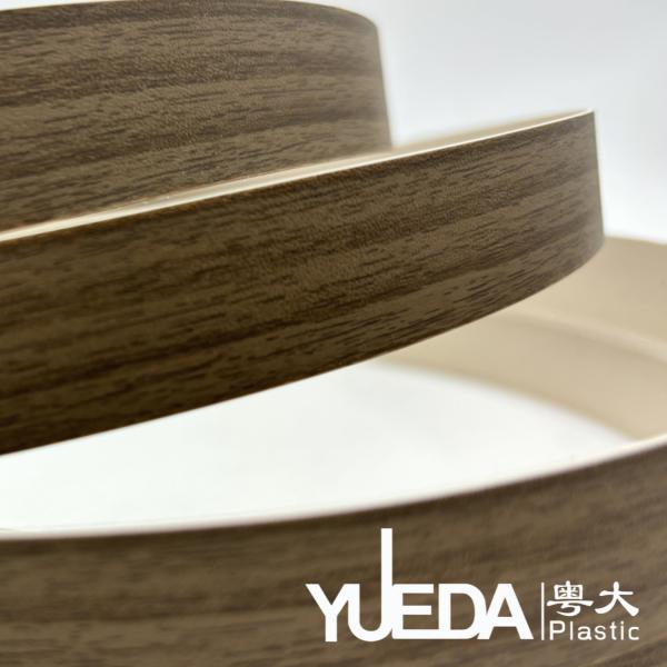 High Durability Wood Grain PVC Cabinet Edging Banding With Customizable Length