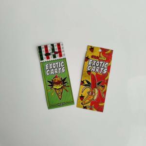 Quality Zip Vape Oil Pen Cartridge Sealable Bags Packaging Logo Customized With Clear Window wholesale