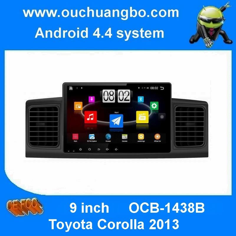 Ouchuangbo car pc radio multimedia android 4.4 for Toyota Corolla 2013 support Korean 3g wifi bluetooth