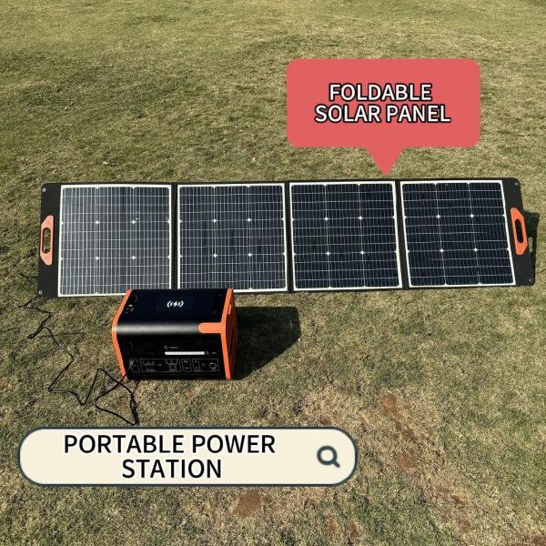 Selling High Quality Monocrystalline Silicon Foldable Portable Solar Panels Camping Outdoor Renewable Energy Generators Wholesale Home Inverters