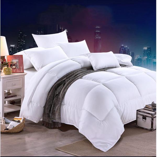Luxury Cotton Fabric Hotel Duvet 90% White Duck Down Quilt