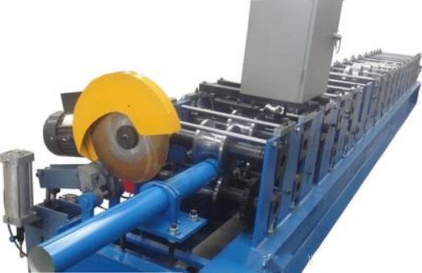 Water Pipe Downpipe Roll Forming Machine / Rain Gutter Making Machine