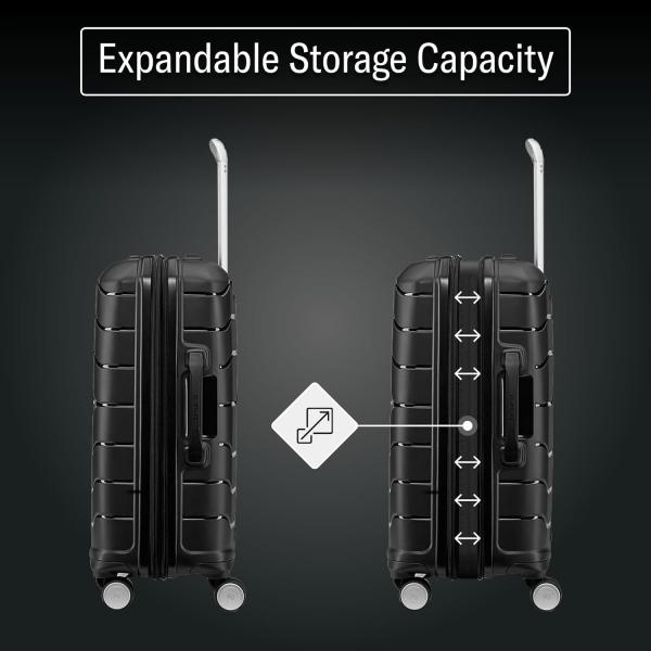Hardside Expandable with Double Spinner Wheels, Carry-On 21-Inch, White