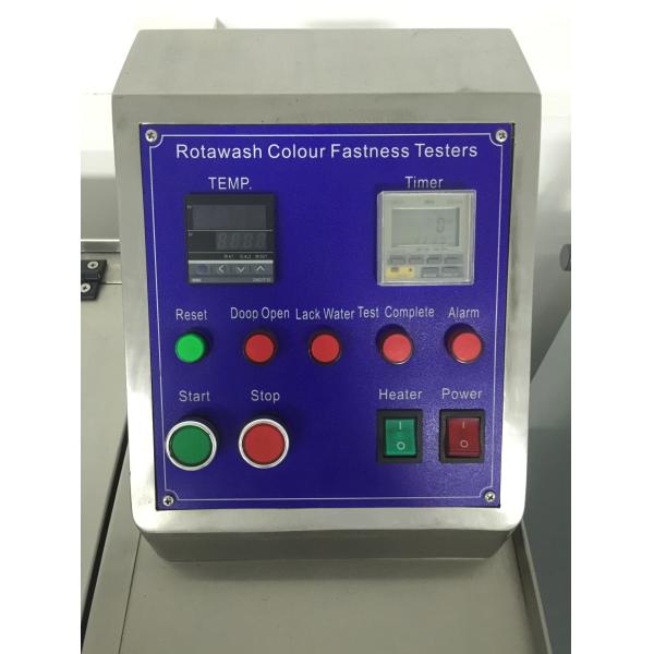 Washing Colour Fastness Textile Testing Machine All Stainless Steel Construction