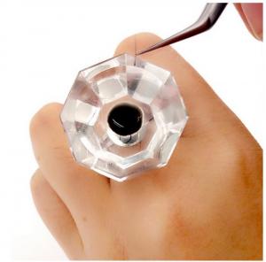 Durable Eyelash Extension Starter Kit , Crystal Glue Rings For Eyelash Extensions