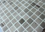 Wood Grain Stone Mosaic Bathroom Sink Splashback Tiles , Bathroom Countertop