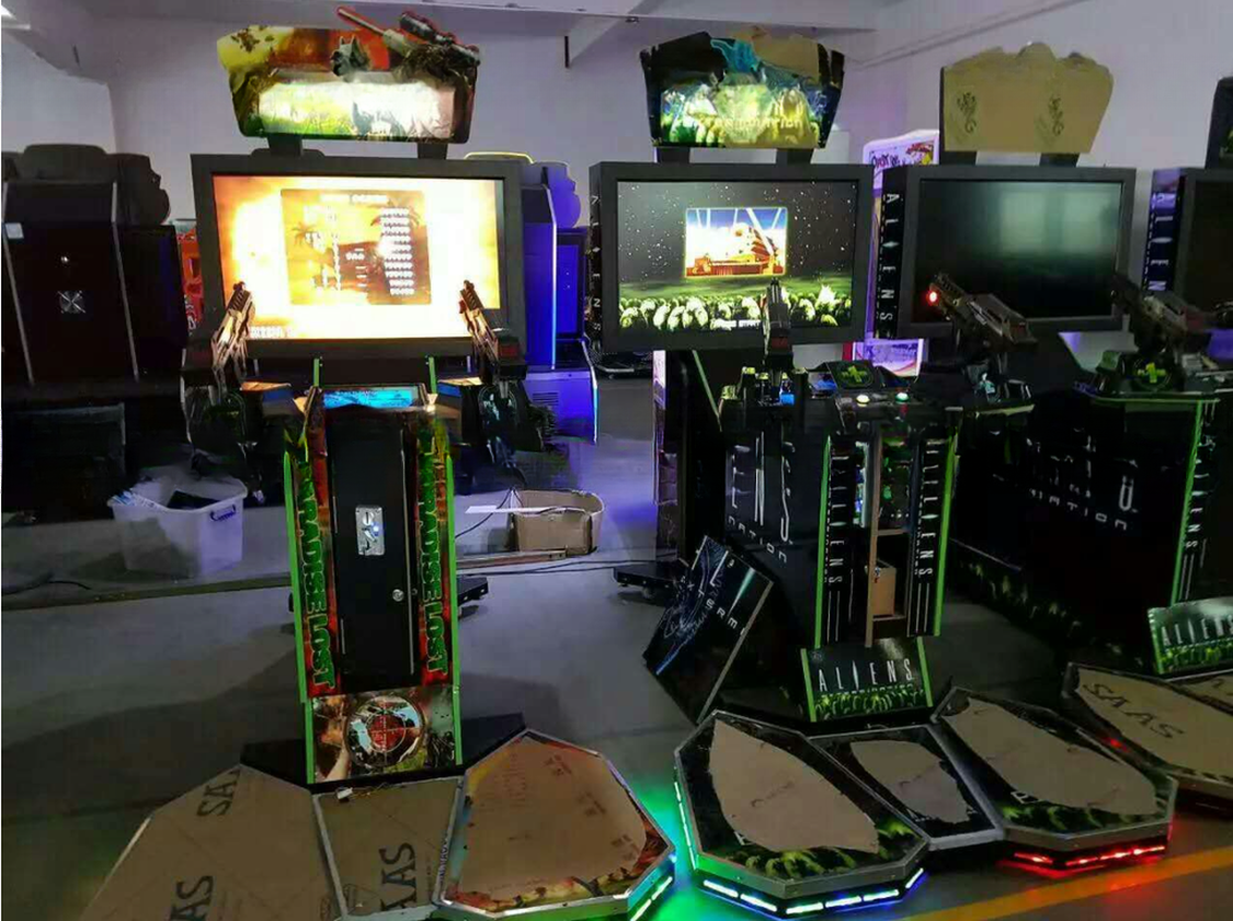 3 In 1 Alien Shooting Arcade Game Machine Extermination House Of The Dead Ultra Firepower