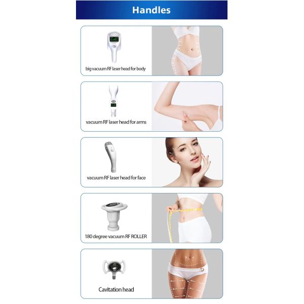 RF Vacuum Roller Body Slimming Machine for Fat Loss and Cellulite Reduction