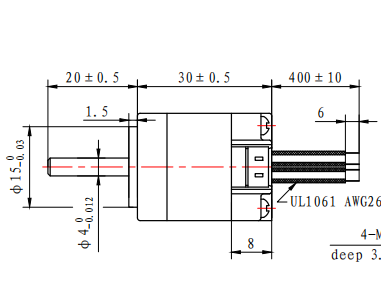 30mm Length Micro Stepper Motor Nema 8 15mN.M Customizable Products