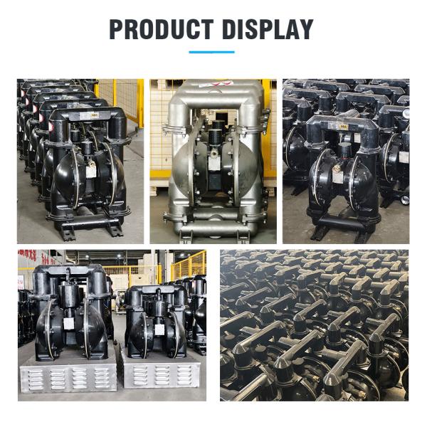 Black 230L/Min Pneumatic 1.5 Inch Diaphragm Pump BQG Series