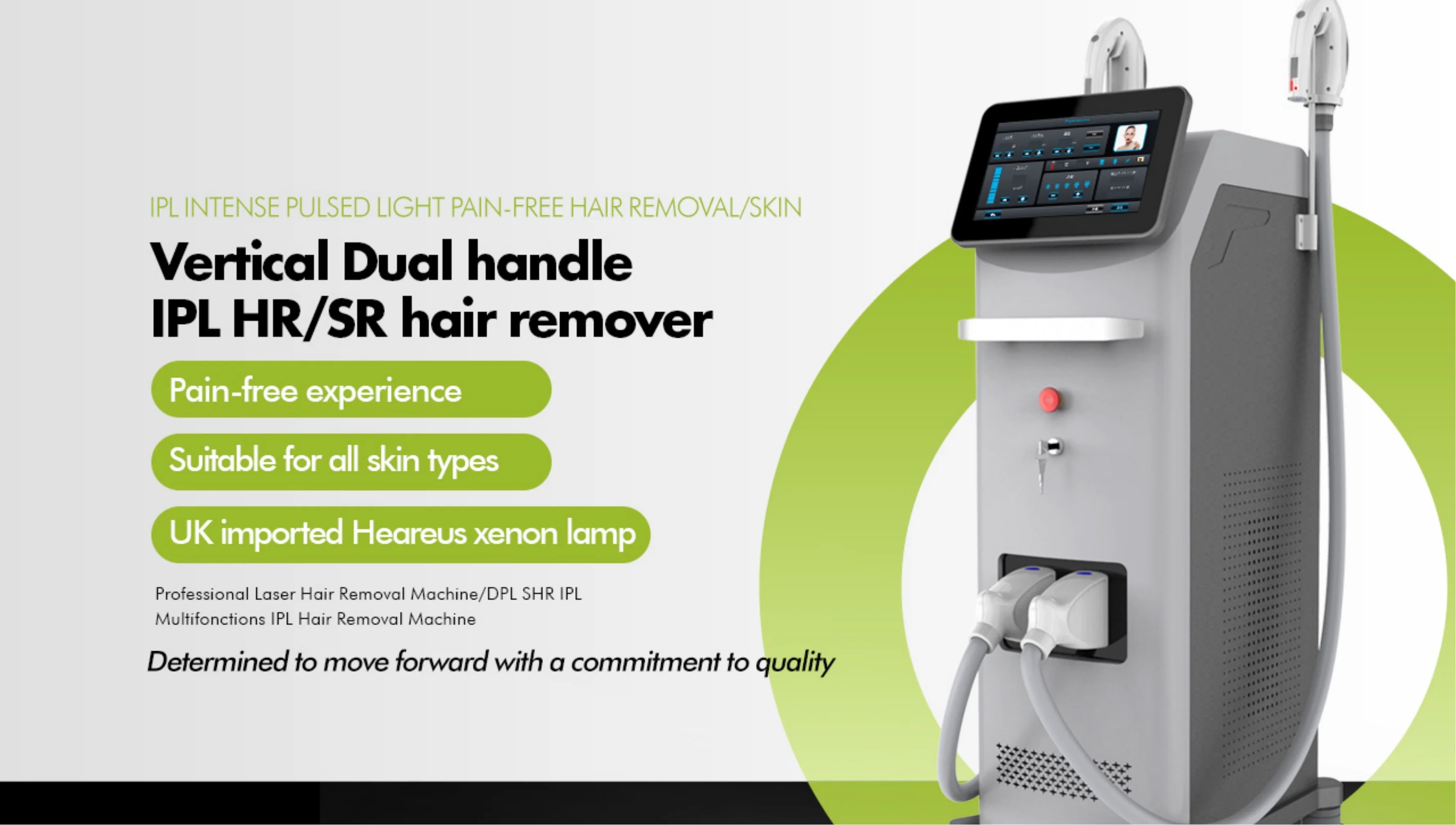 Professional Permanent IPL OPT Epilator Skin Rejuvenation Hair Removal Machine