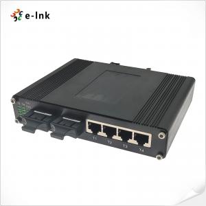 Quality Network Switch Industrial 4-Port 10/100Base-T + 2-Port 100BASE-FX Ethernet Switch wholesale