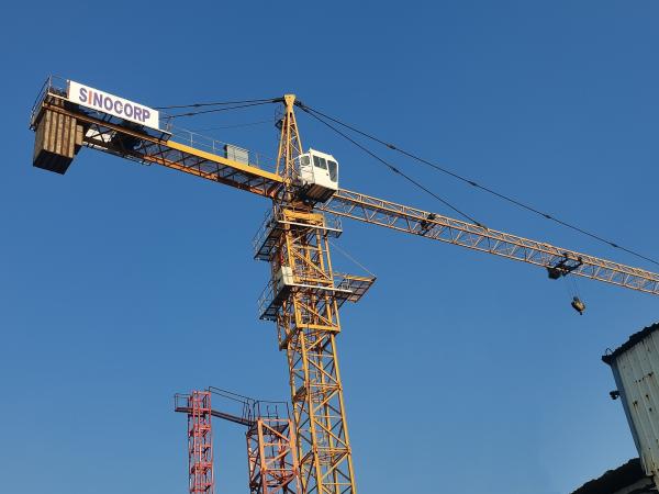 CE Approved Industrial / Commercial Construction Equipment Tower Crane With 60M
