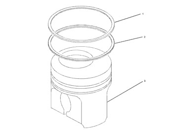 2W8646 Ring G Engine 2W-8646 Ring 2244432 Piston St Pump Cylinder Liner 224-4432