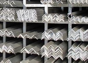 China Construction 400 Series Stainless Steel Angle , Cold Drawn Ss Angle Bar on sale