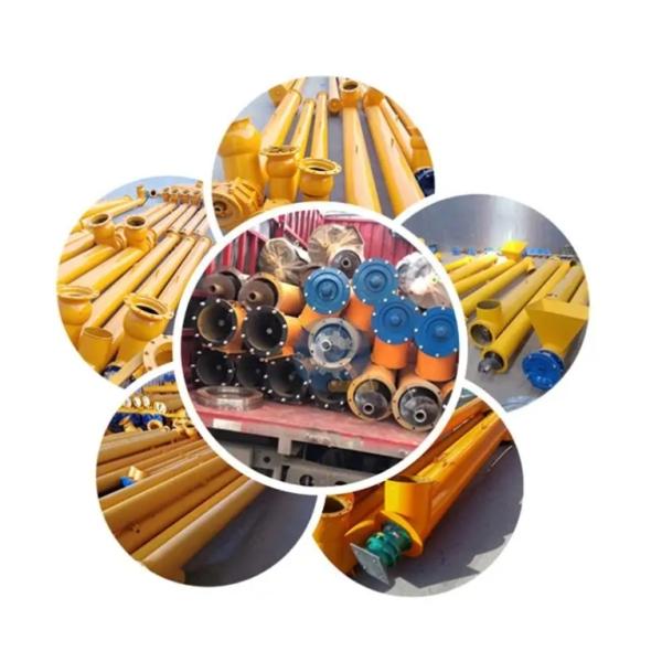 Stainless Steel 5kW Spiral Screw Conveyor Machine Automatic For Smooth Material Transfer