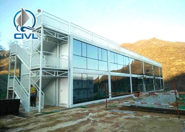 Contemporary Prefabricated Container Homes , Storage Container Homes