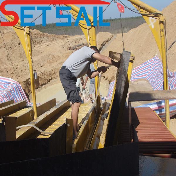 Cummis and Weichai Generator Land Gold Diamond Mining Machinery with Vibration Chute